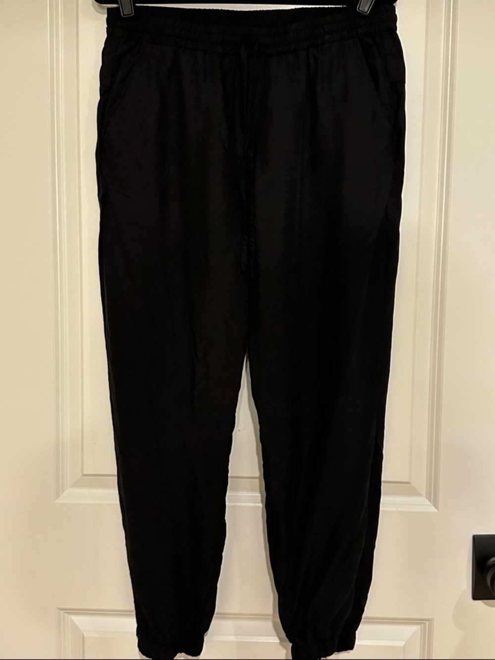 Johnny Was Black Drawstring Joggers